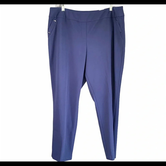 **NEW Ashley Stewart The Skinny Stretch Pants - Picture 1 of 8